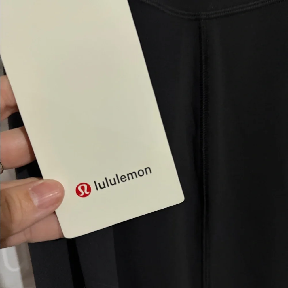 NWT Lululemon Nulu Slim-Fit High-Rise Skirt in Black Size 6 - Picture 3 of 11